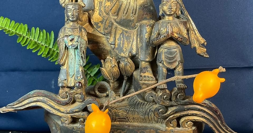 善財龍女拜觀音