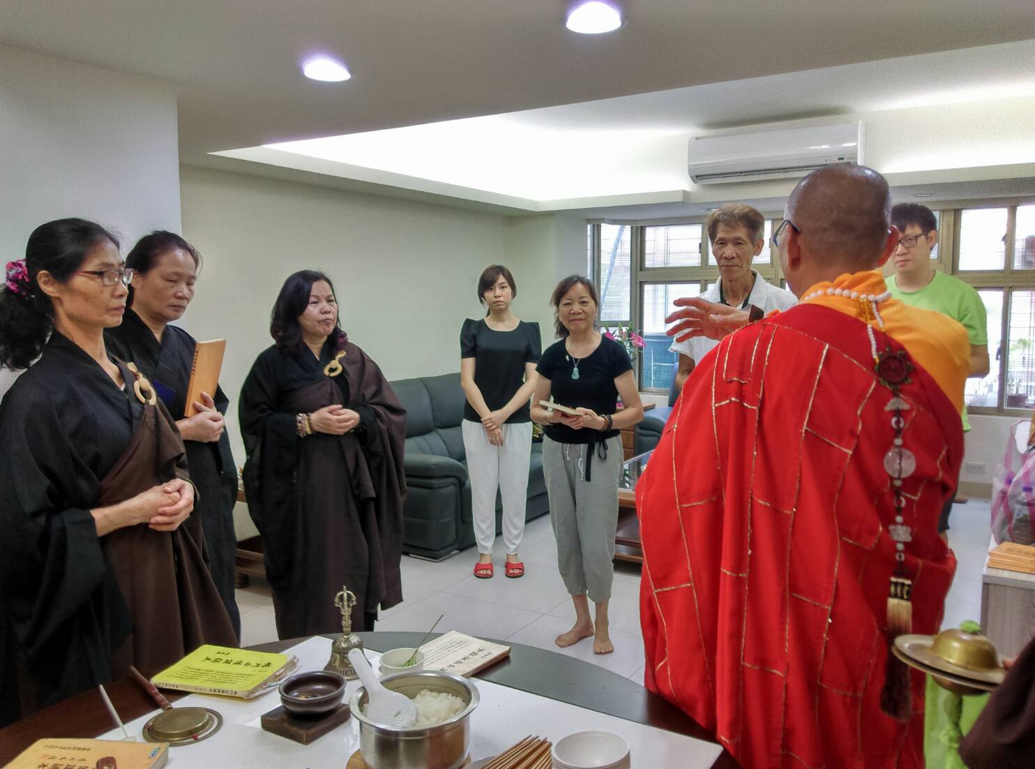 美玉師姐新居佛像安座灑淨